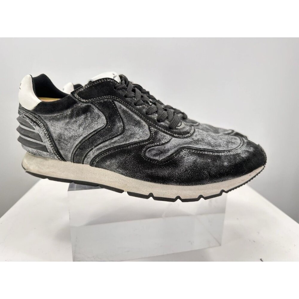 Voile Blanche Black Suede/Gray Stain Running Sneakers Size 44/11-USA